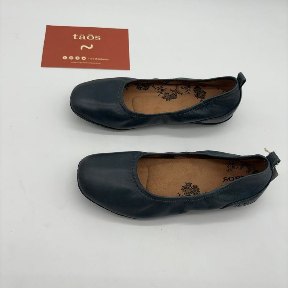 Taos Flat Shoes In Petrol Blue